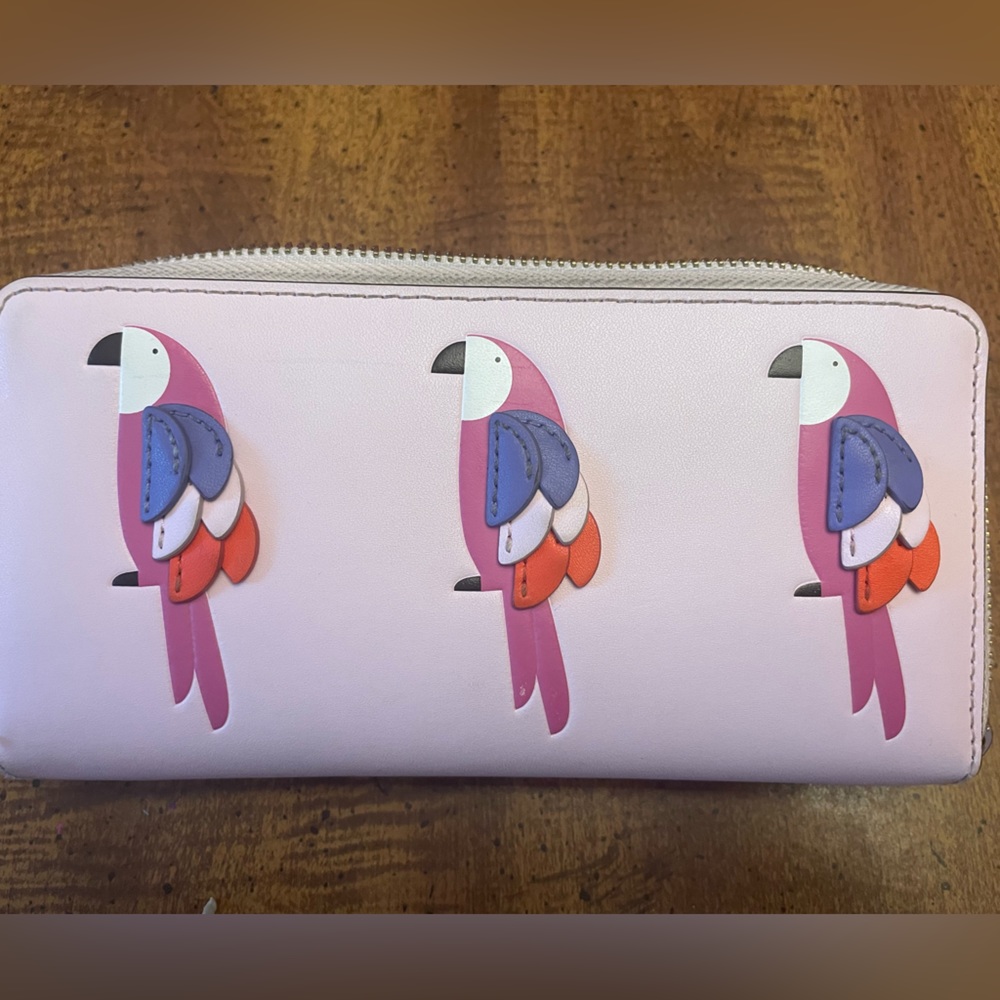 Pink parrot Kate Spade ♠️ wallet